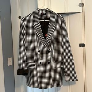 Black & White checked jacket NWT
